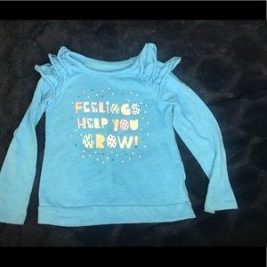 4T long sleeve shirt ( girls )
